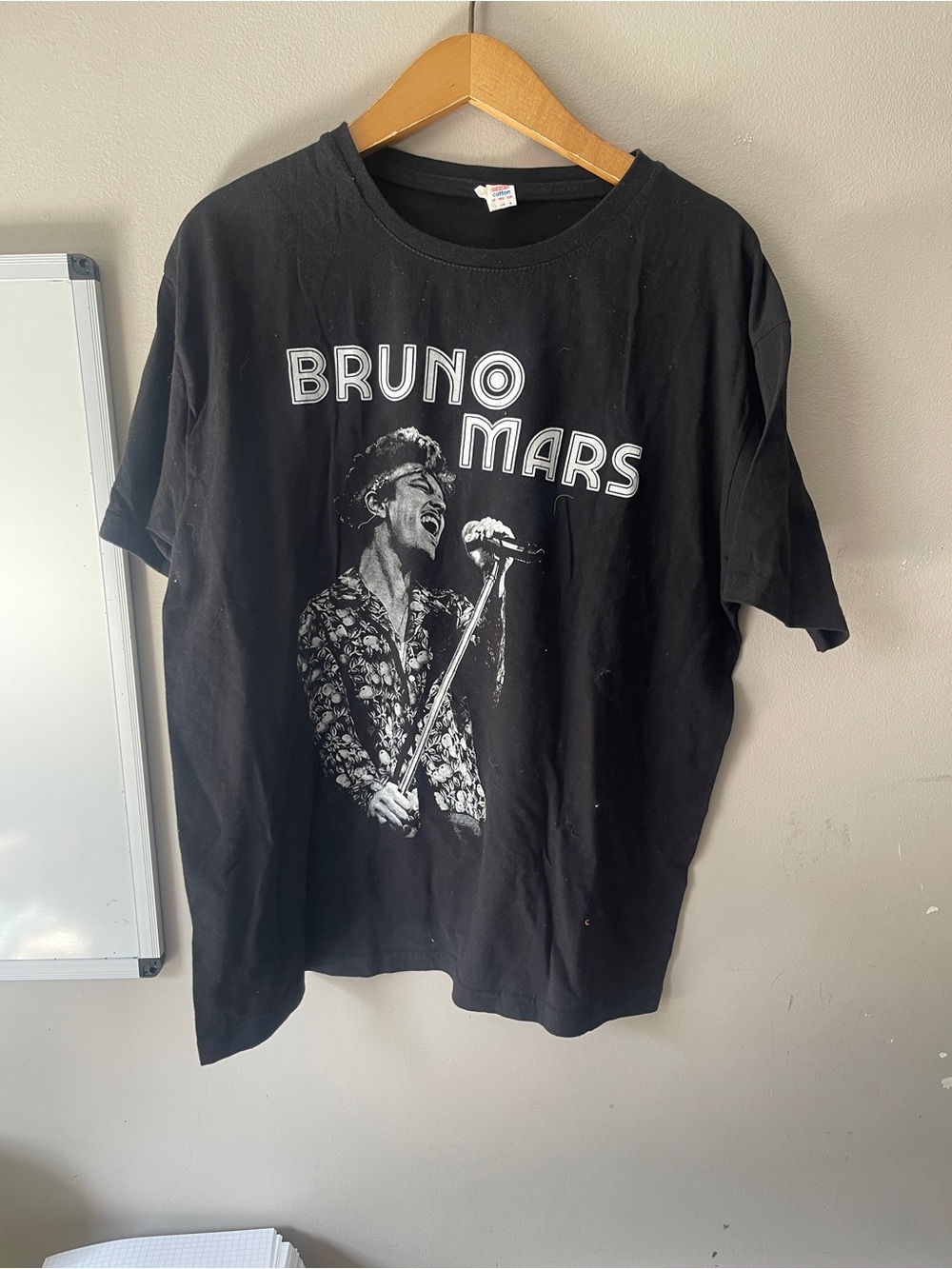 Bruno Mars Black Graphic Band T-Shirt